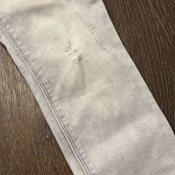 Express Light Gray Skinny Jeans Sz 0 - Picture 2 of 7
